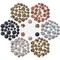 4500pcs+ Flatback Glass Hotfix Iron On Rhinestones Crystal for DIY Making with 1 Tweezer & 1 Picking Pen for Shoe, Cloth, Face Art, Bag, Manicure(3-Sizes, 5-colors, Mine Color Series)